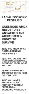 Racial Economic Profiling Banner